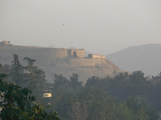 view on old Fort in Kabul