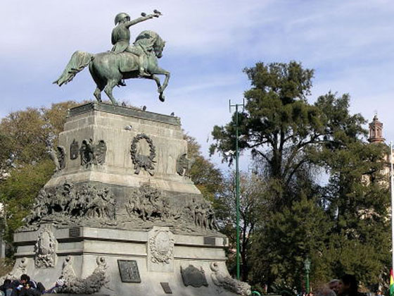 Plaza San Martin Cordoba, Argentina