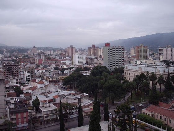 View on San Salvador de Jujuy
