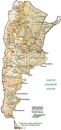 map of Argentina