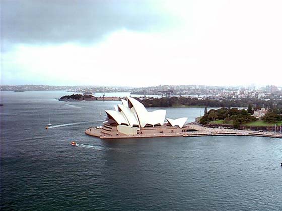 View on Sydney and Opera House