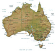 map of Australia