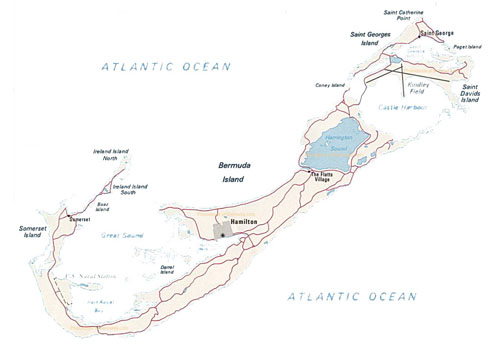 map of Bermuda