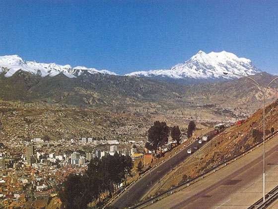 driving to la Paz