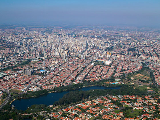 sky view on Campinas