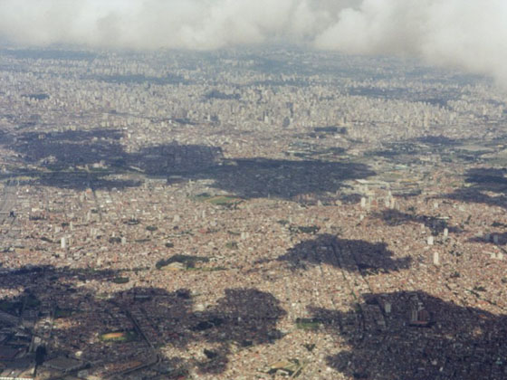 Sao Paulo seen from Air