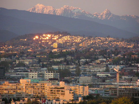 view on Burnaby