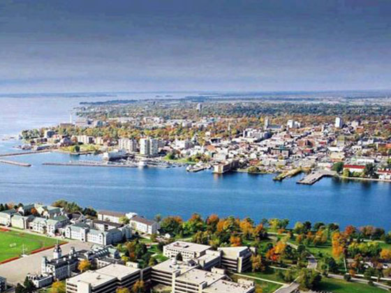 View on Kingston and on Lake Ontario