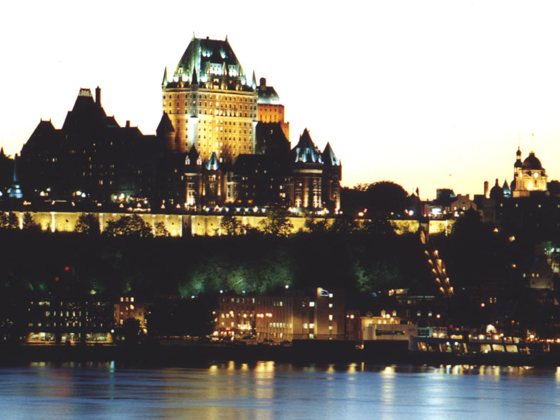 Chateau Frontenac at night