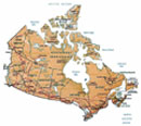 click on the map of Canada