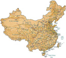map of the China