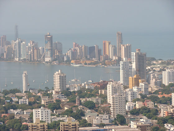 view on Cartagena