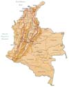 map of Colombia