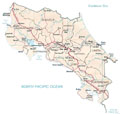 clickable map of Costa Rica