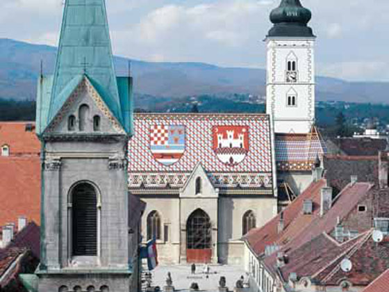 St Marks Church in Zagreb