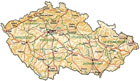 map of the Czech Republic
