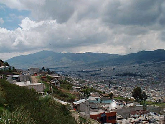 view over Quito