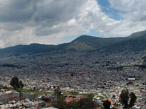 view over Quito