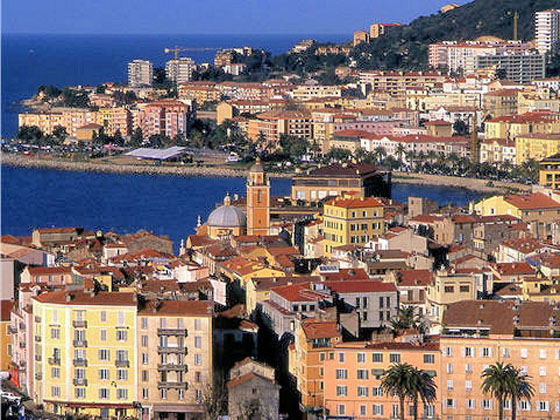 Vue sur la Vielle Ville d' Ajaccio