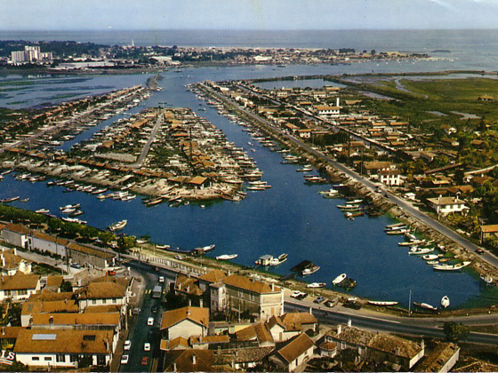 Vue sur la ville d'Arcachon