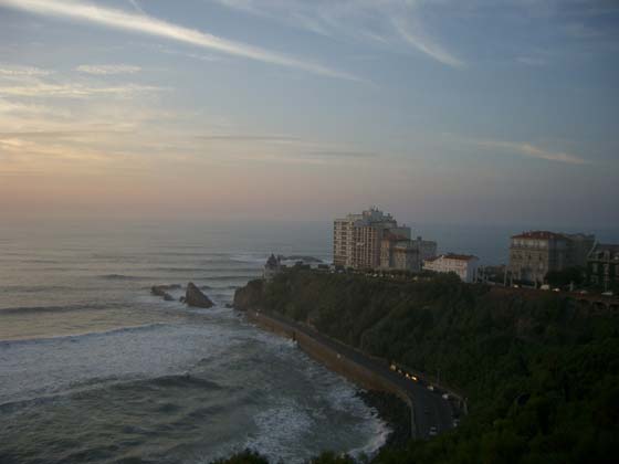 Biarritz cote plage des Basques