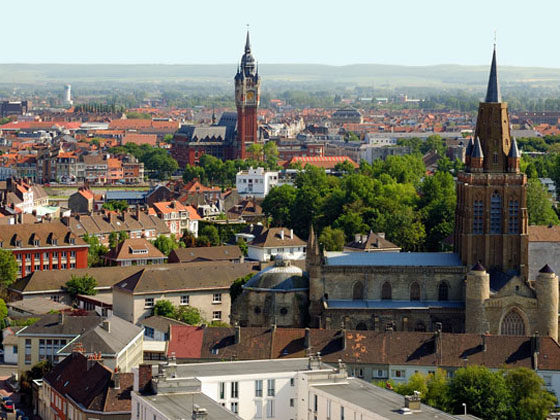 Calais Vue sur la Ville
