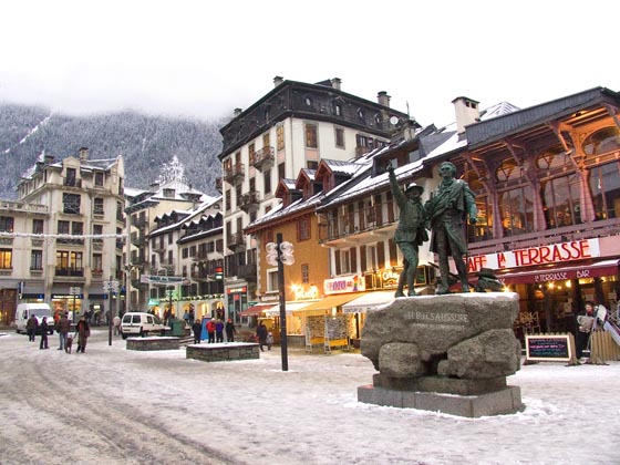 Chamonix Statue de l'Honneur