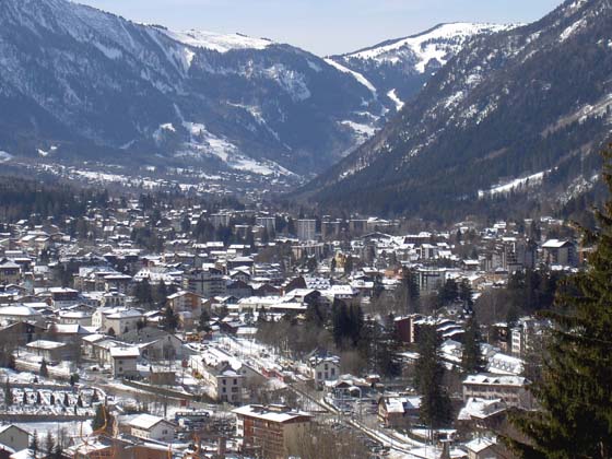 View on Chamonix