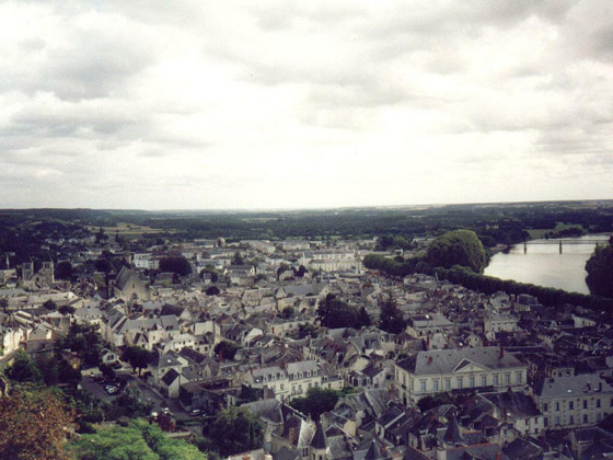 View on Chinon