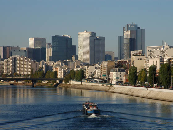 View on Courbevoie and La Defense
