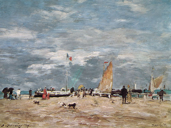 Deauville par Eugene Boudin