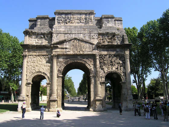 Orange Arc de Triomphe