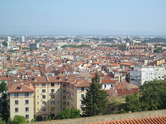 View on Perpignan