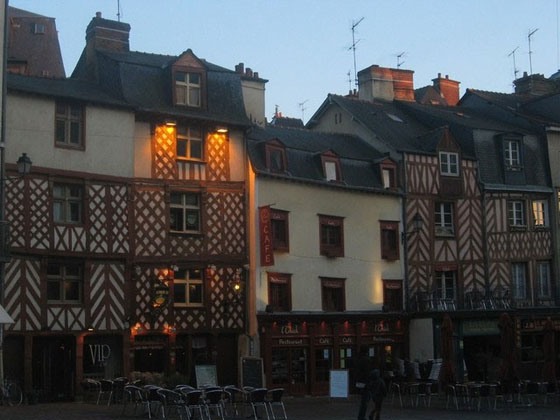 old houses in Rennes