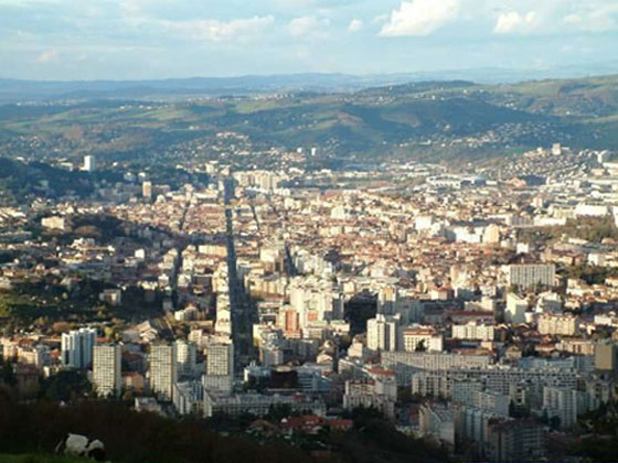 Vue sur St Etienne
