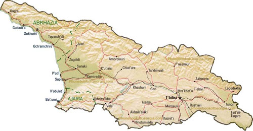 map of Georgia