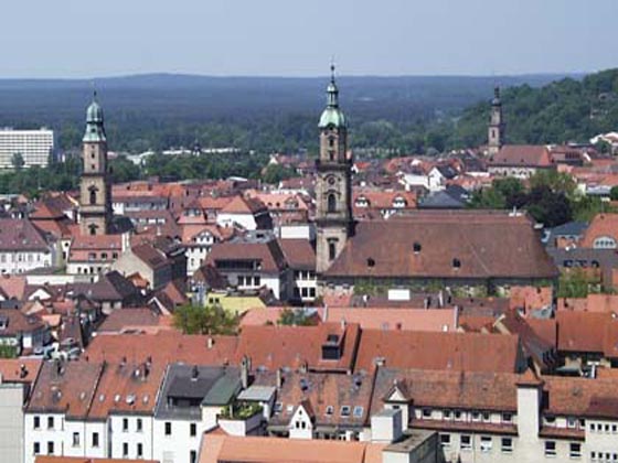 View on Erlangen