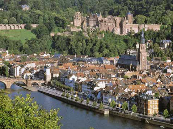 city of Heidelberg and Castle