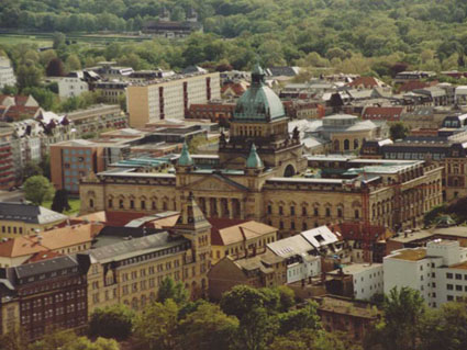 view from the Tower of Leipzig