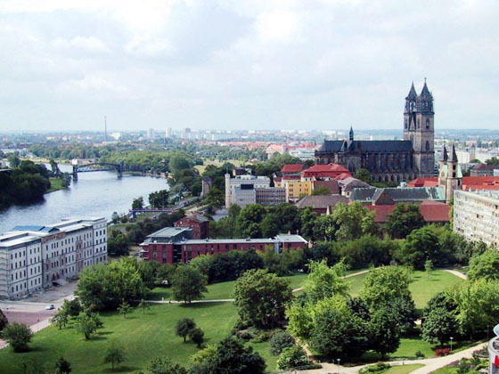 View on Magdeburg