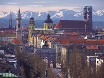 Munich / Muenchen, 3rd largest city of Germany (1,332,000 people)