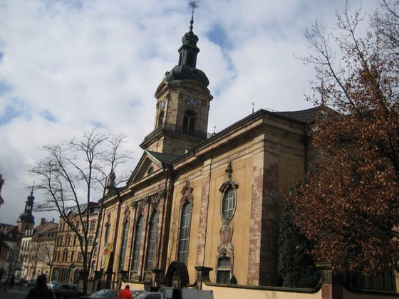 Basilica St Johann, old town of Saarbruecken