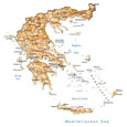 map of Greece