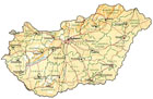 map of Hungary