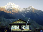 Kanchenjunga 8598 m, highest mountain of India