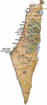map of Israel