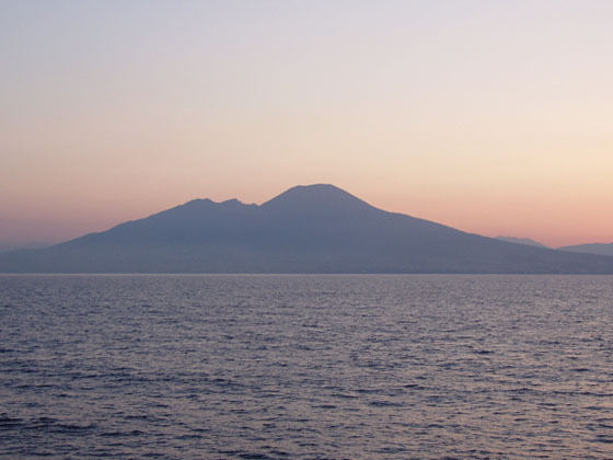 Vesuvio seen from the Sea