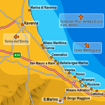Hotels around Riccione