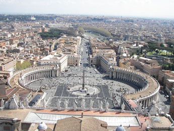 Rome, capital and largest city of Italy (2,547,000 people)