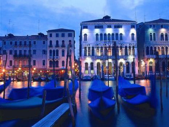 Gondolas in Venice
